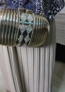 Elegant Metallic Clutch