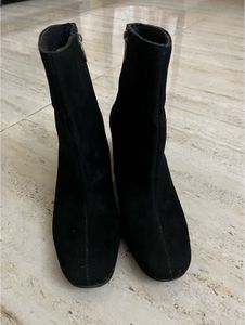 Black Suede Ankle Boots