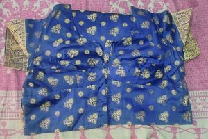 Blue Saree With Blouse