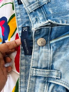 Tokyo Talkies Light Blue Skinny Fit Jeans