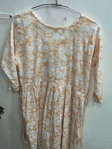 Floral Print Tunic Top