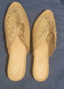 Elegant Gold Flats