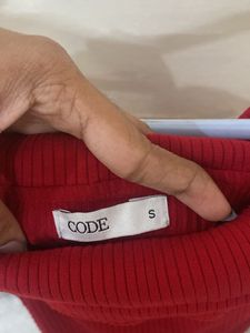 Red Off-Shoulder Top