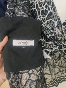 New Black Net Tshirt