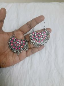 Oxidized Earrings 3 Pairs
