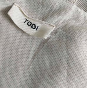 TOBI Beige Bodycon cage Dress