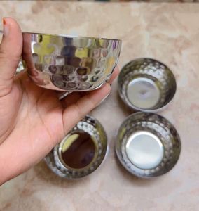 Steel Bowls Set- 6