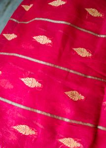 Pure Cotton Silk Saree ❤️(Red)