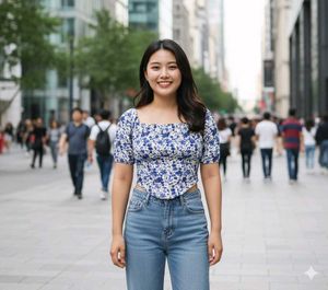 Floral Crop Top( 32 to 34 bust)