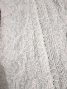 White Chicken Kari Kurta.🤍