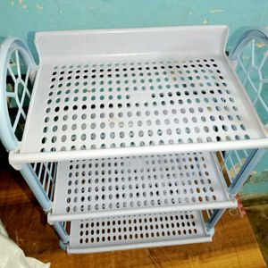 3-Tier Plastic Shelf