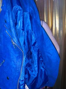 Blue Moto Jacket