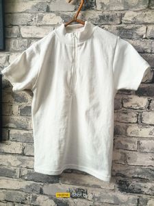 White Crop Top With Zipper