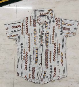 Patterned Casual Shirt