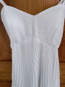 White One piece Dress Party Wear