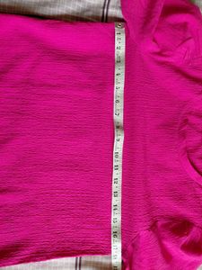 Pink Puff Sleeve Top