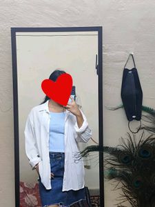 White Long Sleeve Button-Down