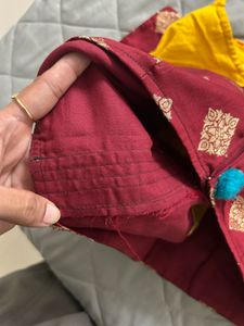 Ethnic Yellow Blouse