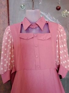 Pink Polka Dot Dress💝