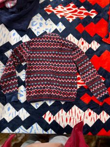 Girls Printed Fleece Jacket