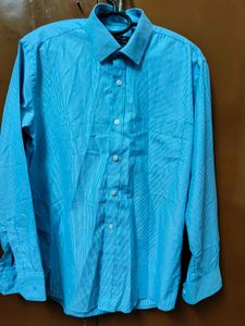 Blue Striped Formal Shirt, Johns Miller