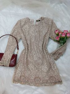 Net Sequence Dress