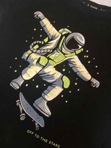 Astronaut Skater T-Shirt &#39;Off to the Stars&#39;