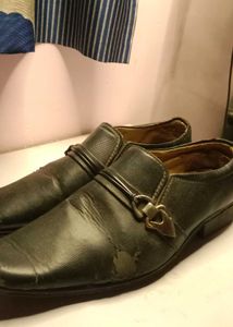 Formal Black Fancy Shoes / Loafers For Men