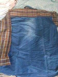 Denim &amp; Plaid Shirt