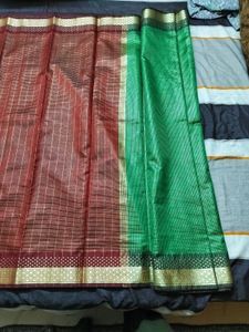 New Saree  With Fall Piko Done