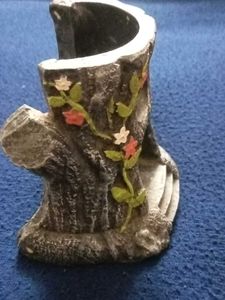 Miniature Fairy Garden Tree Stump House