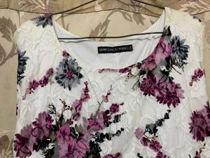 Pretty White Dress Which Is Very Comfortable