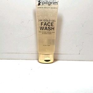 Pilgrim 24k Gold Gel Facewash with Korean White Lo