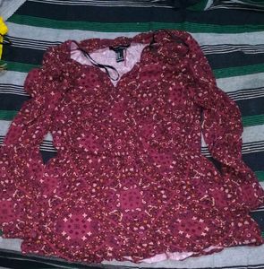 Forever 21 Paisley Print Top