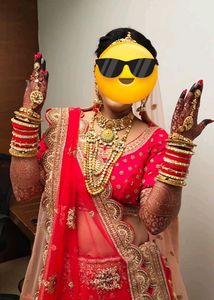 Asopalav Bridal Chaniya Choli Pink