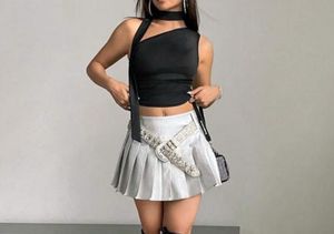 Chic Black One-Shoulder Top