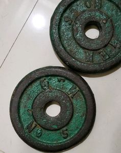 2.5kg Metal Plates For Weightlifting (Pair)