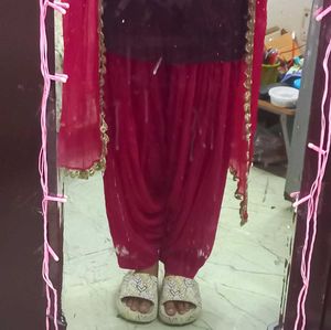 RANI colour Salwar +dupatta