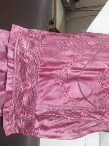 Gorgeous  Pink Silk Kurta Set For Women