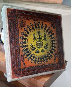 Embossed Warli Art Decor