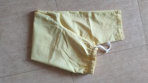 Light Yellow Women Pants