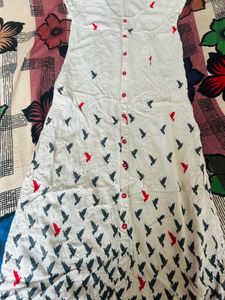 Beautiful Off White College Office Wear Kurti