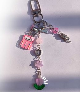 tulip x telephone Keychain