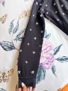 Champion Print Zip-Up Hoodie