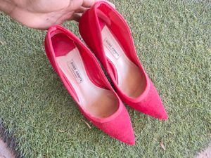 Red Pointed Heels(just need to washed it)