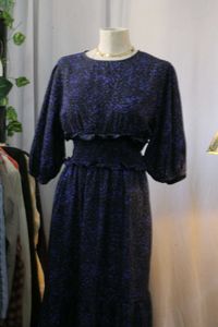 Patterned Midi Dress