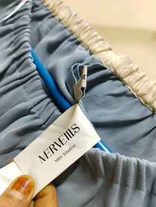 Blue Wide Leg Lounge Pants New 10/10
