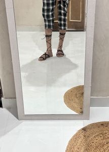 Completely New Strappy Black Flats