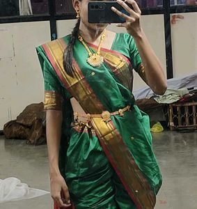 Pre-Stiched Nauvari Saree