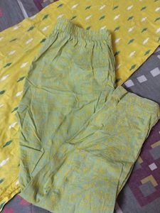 Beautiful Cotton Kurti Pant Set